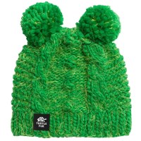 Youth Fluff Balls Beanie - Grass