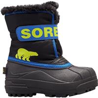 Sorel Snow Commander Boot - Youth - Black / Super Blue