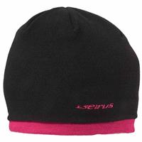 Seirus Jr Fleece Knit Hat - Black / Berry - Jr Fleece Knit Hat                                                                                                                                    