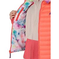 Girl's Flex Puffy Vest - Georgia Peach / Drip Dye - Girl's Flex Puffy Vest                                                                                                                                