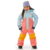 Toddler One Piece - Crystal Blue / Georgia Peach