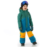 Toddler One Piece - Fir Green / Celestial Blue