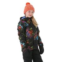 Girl's Whirlibird II 3-in-1 Jacket - Black Floral (012)