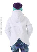 Girls Haana Jacket - White (16010) - Obermeyer Girls Haana Jacket - WinterKids.com                                                                                                         