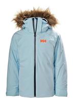 Girl's Jr Sapphire Jacket - Ice Blue - Helly Hansen Girls Jr Sapphire Jacket - WinterKids.com                                                                                                