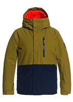 Mission Solid Youth Jacket - Military Olive (CQW0) - Quiksilver Mission Solid Youth Jacket - WinterKids.com                                                                                                