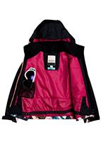 Delski Girl Jacket - True Black Summit - Roxy Delski Girl Jacket - WinterKids.com