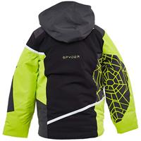 Spyder Challenger Jacket - Boy's - Black Sharp Lime