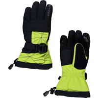 Boys Overweb Ski Glove - Sharp Lime
