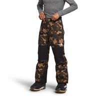Boy's Freedom Insulated Pants - Utility Brown Camo Texture Small Print