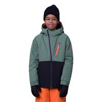 Boys Hydra Insulated Jacket - Cypress Green Colorblock