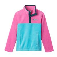 Youth Steens Mtn 1/4 Snap Fleece Pull-over - Geyser / Pink Ic (337)