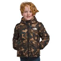 Kid's Reversible Mt Chimbo Full-Zip Hooded Jacket - Utility Brown Camo Texture Small Print