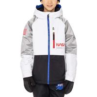 Boys Exploration Insulated Jacket - White Colorblock