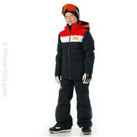 Kids Vertical Insulated Jacket - Navy -                                                                                                                                                       