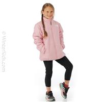 Girls Reversible Mossbud Jacket - Cameo Pink -                                                                                                                                                       