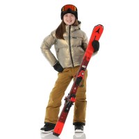 Juniors' Nora Short Puffy Ski Jacket - Lynx