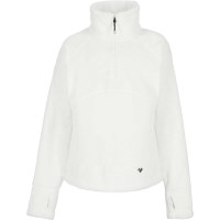 Teen Furry Fleece Top - White