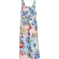 Girl's Snoverall Print Pant - Sunset Flowers