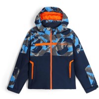 Boy's Challenger Jacket - Camouflage Aether Blue