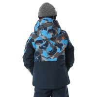 Boy's Challenger Jacket - Camouflage Aether Blue