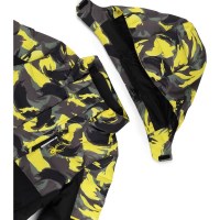 Boy's Impulse Synthetic Down Jacket - Camouflage Acid Yellow