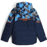 Boy's Impulse Synthetic Down Jacket - Camouflage Aether Blue