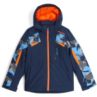 Boy's Leader Jacket - Camouflage Aether Blue