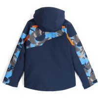 Boy's Leader Jacket - Camouflage Aether Blue