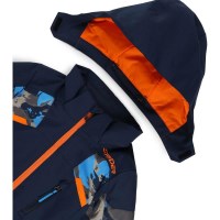 Boy's Leader Jacket - Camouflage Aether Blue