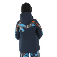 Boy's Leader Jacket - Camouflage Aether Blue