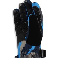 Boy's Overweb Gloves - Camouflage Aether Blue