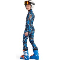 Boy's Performance GS Race Suit - Camouflage Aether Blue