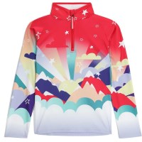 Girls Surface 1/2 Zip - Multi