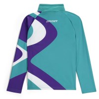 Girls Surface 1/2 Zip - Sea Glass