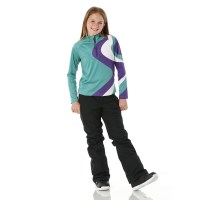 Girls Surface 1/2 Zip - Sea Glass