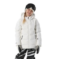 Girl's Zadie Synthetic Down Jacket - White