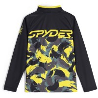 Little Boy's Camo 1/2 Zip - Acid Yellow