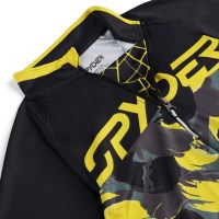 Little Boy's Camo 1/2 Zip - Acid Yellow