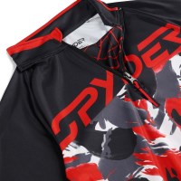 Little Boy's Camo 1/2 Zip - Spyder Red