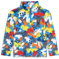 Little Boy's Glacial 1/2 Zip - Yeti Camo Aether Blue