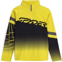 Little Boy's Incline 1/2 Zip - Acid Yellow