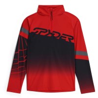 Little Boy's Incline 1/2 Zip - Spyder Red