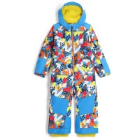 Toddler Stevie Snowsuit - Yeti Camo Aether Blue