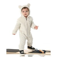 Baby Campshire One-Piece - White Dune / Sparkle