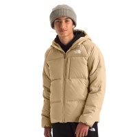 Boys' North Down Hooded Jacket - Khaki Stone