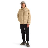 Boys' North Down Hooded Jacket - Khaki Stone