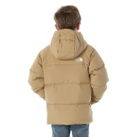 Boys' North Down Hooded Jacket - Khaki Stone