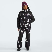 Girls' Freedom Insulated Jacket - TNF Black Winter Flowers Print