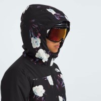 Girls' Freedom Insulated Jacket - TNF Black Winter Flowers Print